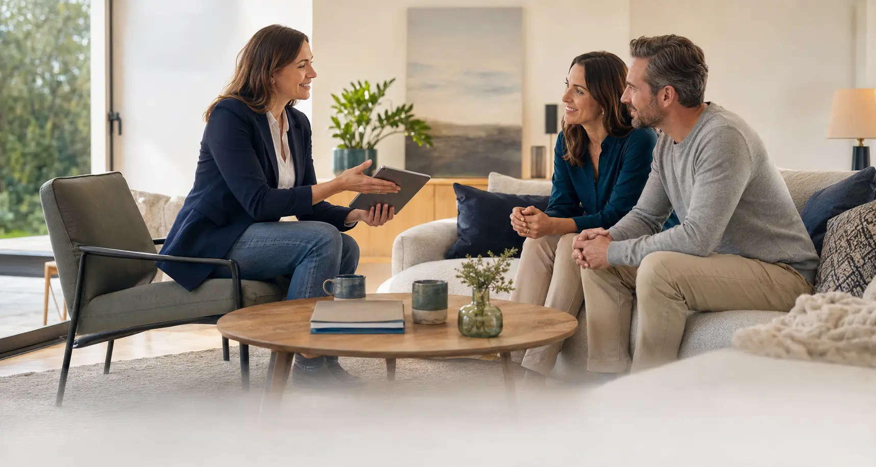 Persönliche Beratung in einem freundlichen Gespräch